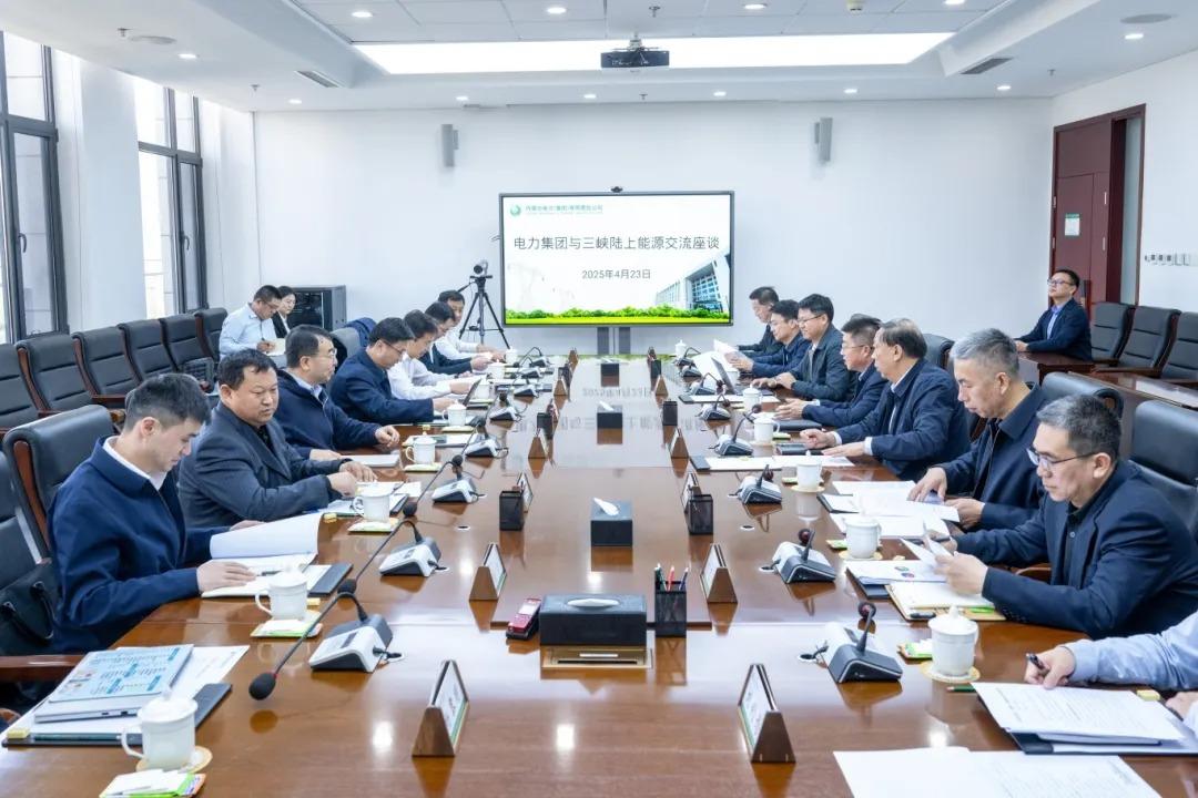 内蒙古全发国际app与北方联合电力公司、三峡陆上新能源交流座谈